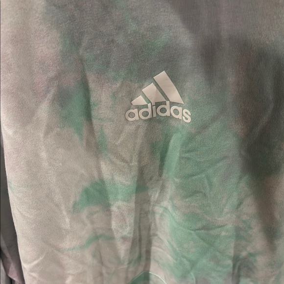 Adidas Multicolor Hoodie with Logo size large - Picture 3 of 5